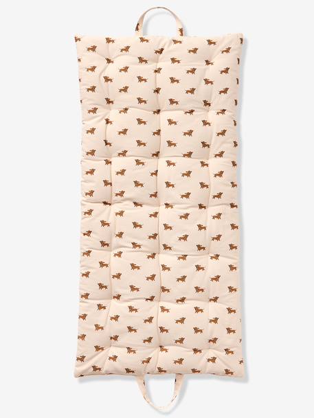 Vloermatras met teckelprint beige - vertbaudet enfant 