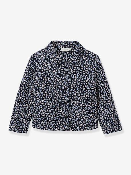 Fille-Veste fleurie