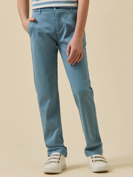 Pantalon chino bleu ardoise - vertbaudet enfant 