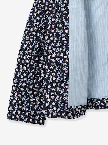 Veste fleurie bleu - vertbaudet enfant 