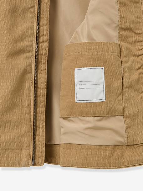 Blouson twill caramel - vertbaudet enfant 