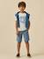 Short chino garçon bleu - vertbaudet enfant 