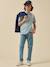 Pantalon chino bleu ardoise - vertbaudet enfant 