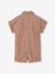 Combishort meisjes van twill katoen beige - vertbaudet enfant 