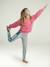 Ensemble legging sweat fille gris chiné - vertbaudet enfant 