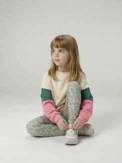 -Gedrukte bloemen sport legging voor meisjes