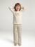 Lot de 2 pyjamas jungle fille écru - vertbaudet enfant 