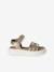 Sandales enfant fille cuir scratch or - vertbaudet enfant 