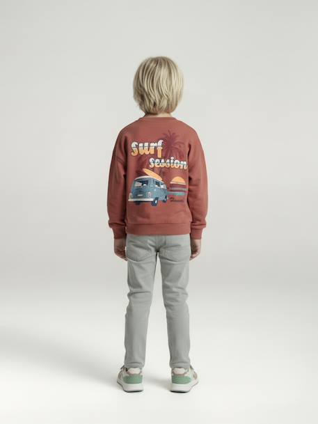 Pantalon garçon indestructible facile à enfiler beige+bleu nuit+kaki+vert sauge - vertbaudet enfant 