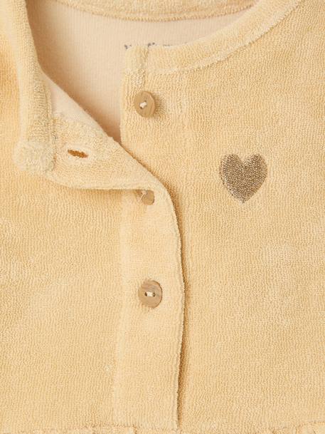 Ensemble top short jaune pâle - vertbaudet enfant 