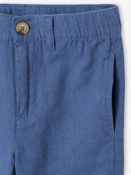 Lichte, dunne broek voor jongens blauw - vertbaudet enfant 