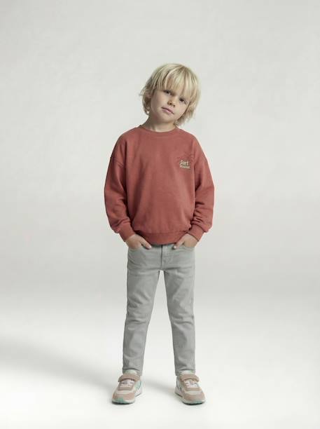 Pantalon garçon indestructible facile à enfiler beige+bleu nuit+kaki+vert sauge - vertbaudet enfant 
