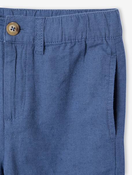 Pantalon garçon léger morphologie médium bleu - vertbaudet enfant 