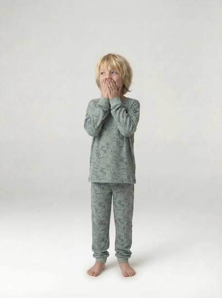 Jungle pyjama saliegroen - vertbaudet enfant 