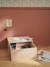 Activiteitentafel met opbergkoffer beige+rozen - vertbaudet enfant 