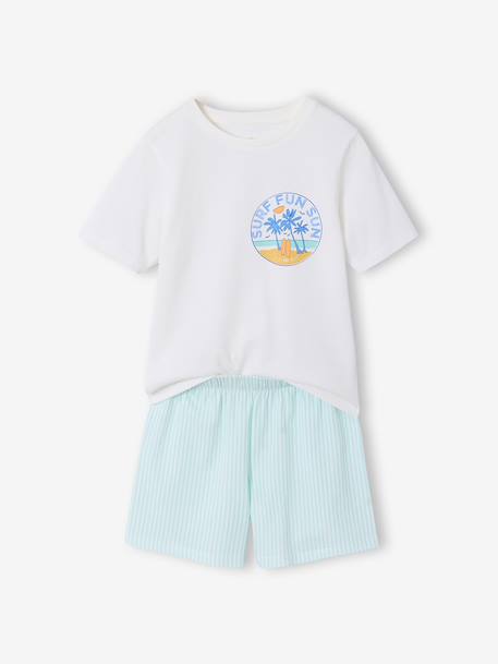 Set van 2 pyjamashorts surf blauw - vertbaudet enfant 