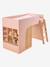 Lit mezzanine enfant avec rangement Playful blanc+rose+vert - vertbaudet enfant 