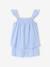 Pyjashort bretelle fille coton bleu ciel - vertbaudet enfant 