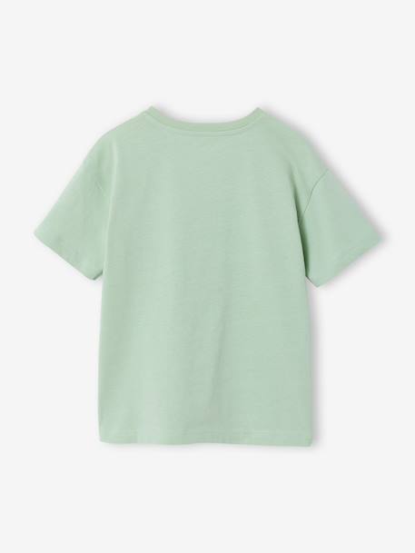 T-Shirt garçon motif brillant space bleu nuit+vert amande - vertbaudet enfant 