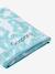Serviette de bain / plage personnalisable, avec coton recyclé bleu imprimé+mauve+menthe+rayé bleu - vertbaudet enfant 