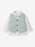 Ensemble chemise gilet nœud papillon bébé vert sauge - vertbaudet enfant 