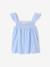 Pyjashort bretelle fille coton bleu ciel - vertbaudet enfant 
