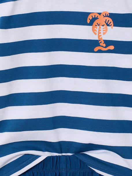 Lot 2 pyjashorts à rayures bleu - vertbaudet enfant 