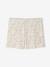 Lot de 2 pyjashort fleurs côtelés écru - vertbaudet enfant 