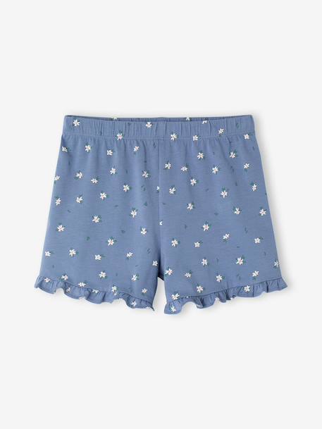 Set van 2 katoenen pyjamashorty's blauw - vertbaudet enfant 