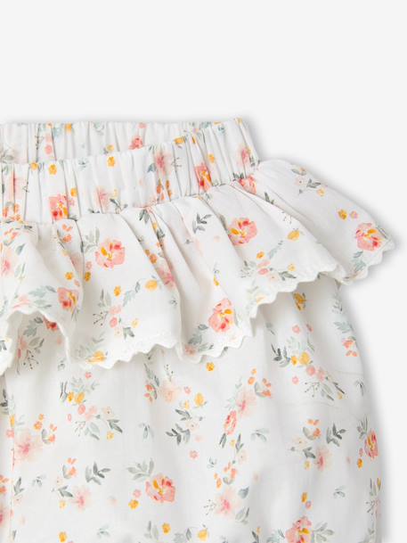 Lot 2 shorts bloomers bébé fille coton argile - vertbaudet enfant 