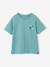 Jongensshirt met maxi motief op de achterkant saliegroen - vertbaudet enfant 
