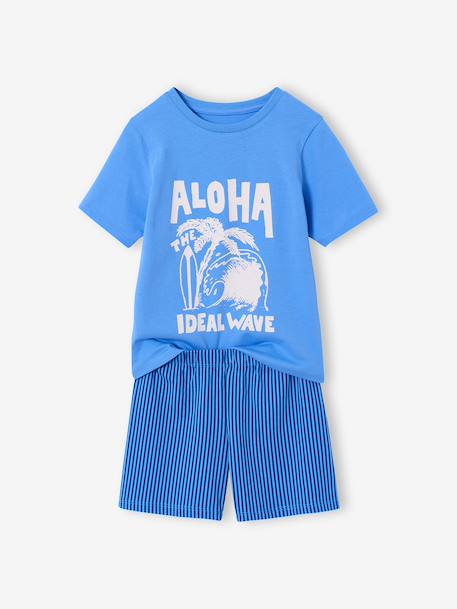 Set van 2 pyjamashorts surf blauw - vertbaudet enfant 