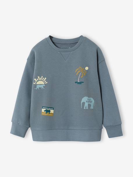 Garçon-Sweat col rond manches longues