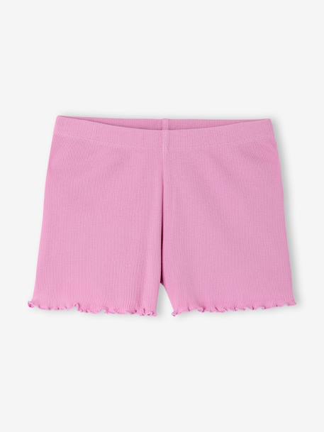 Lot de 2 pyjashort fleurs côtelés écru - vertbaudet enfant 