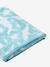 Serviette de bain / plage personnalisable, avec coton recyclé bleu imprimé+mauve+menthe+rayé bleu - vertbaudet enfant 