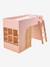 Lit mezzanine enfant avec rangement Playful blanc+rose+vert - vertbaudet enfant 