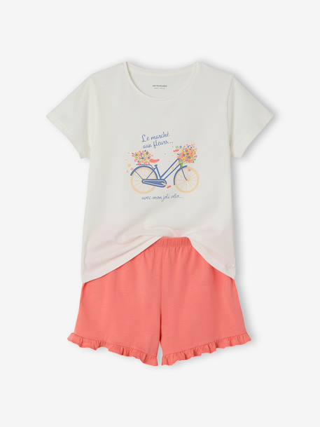 Set van 2 katoenen pyjamashorty's blauw - vertbaudet enfant 