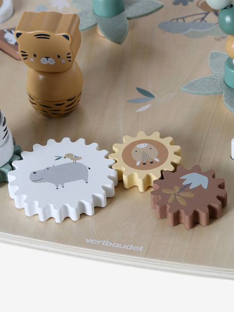 Table d'activités en bois FSC® bois+écru - vertbaudet enfant 