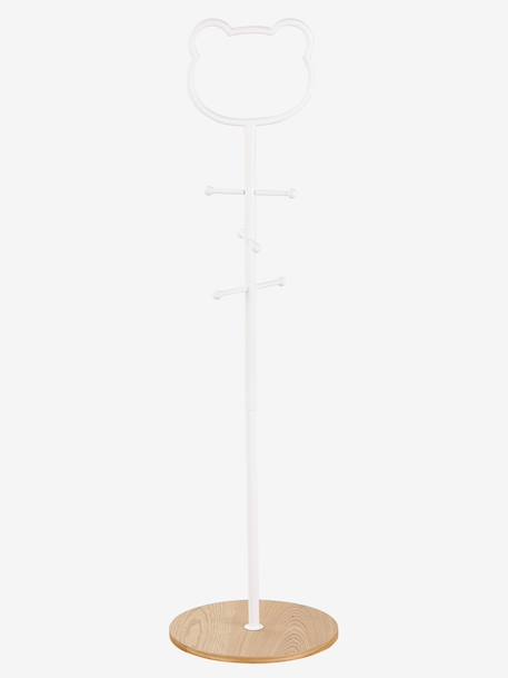 Porte-manteau enfant métal Ourson blanc - vertbaudet enfant 