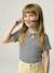 T shirt fille noeud fantaisie jaune+rayé bleu - vertbaudet enfant 