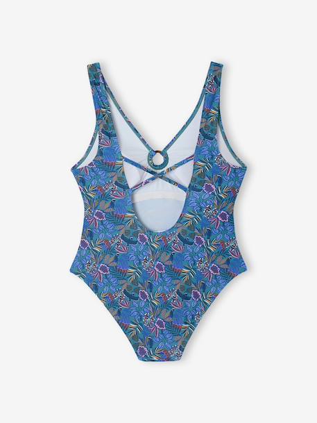 Maillot de bain 1 pièce capsule famille bleu - vertbaudet enfant 
