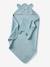 Cape de bain + gant de toilette BIO* amande+anthracite+BLANC+bleu océan+caramel+rose - vertbaudet enfant 