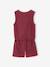 Set met short en top meisjes van katoengaas terracotta - vertbaudet enfant 