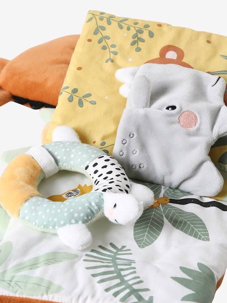 Livre bébé d'éveil TANZANIE orange - vertbaudet enfant 