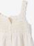 Robe fille crochet bretelles écru - vertbaudet enfant 
