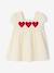 Robe bébé fille crochet cœurs écru - vertbaudet enfant 