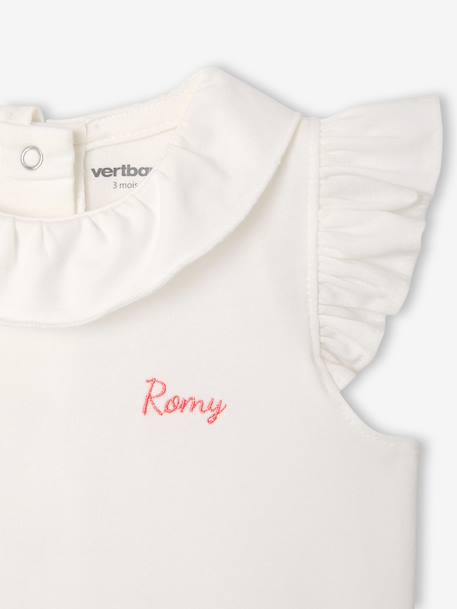 Ensemble body short bandeau écru - vertbaudet enfant 