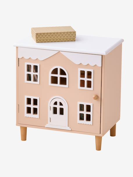 Table de chevet maison de poupée rose - vertbaudet enfant 