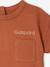 Ensemble short t-shirt à personnaliser noisette+vert sauge - vertbaudet enfant 
