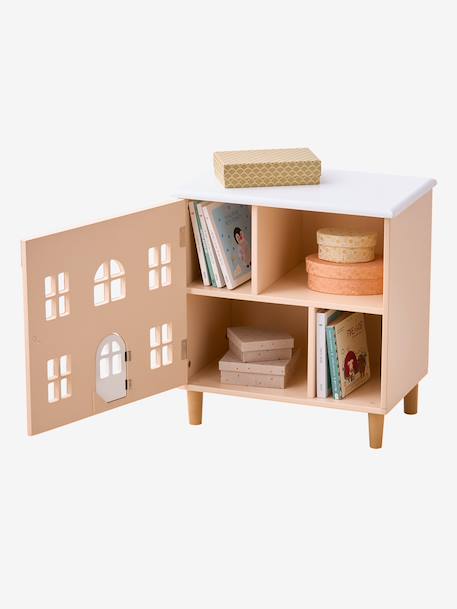 Table de chevet maison de poupée rose - vertbaudet enfant 